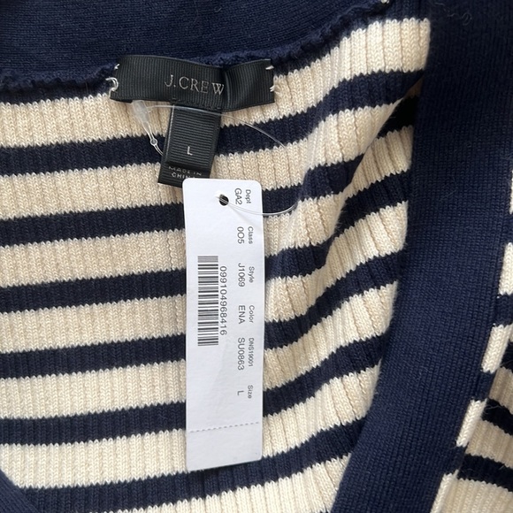 J.Crew striped sweater tank top - Picture 3 of 5